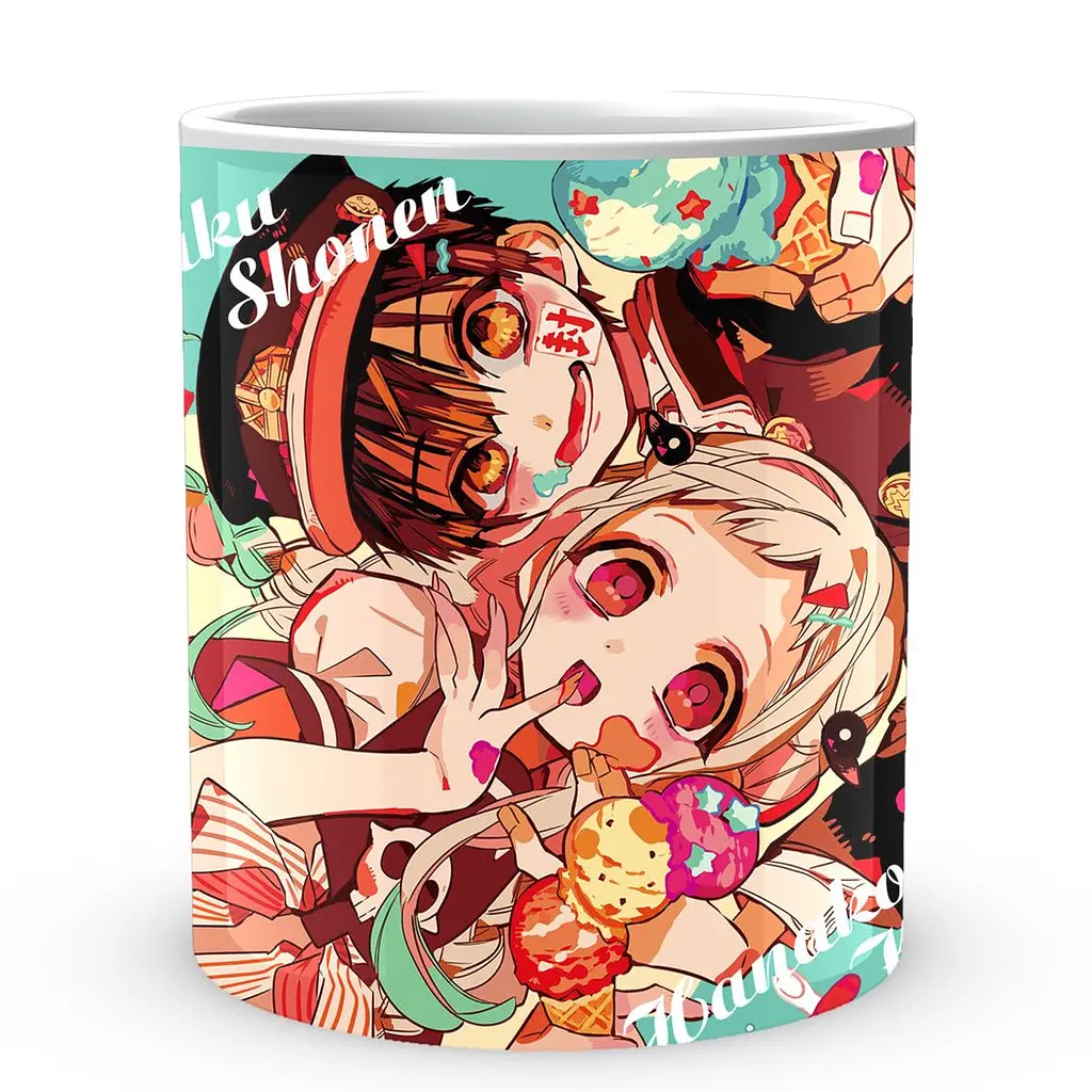 Кухоль GeekLand Jibaku Shounen Hanako-kun Туалетний хлопчик Ханако-кун Яширо JSH 02 330 мл білий - фото 2