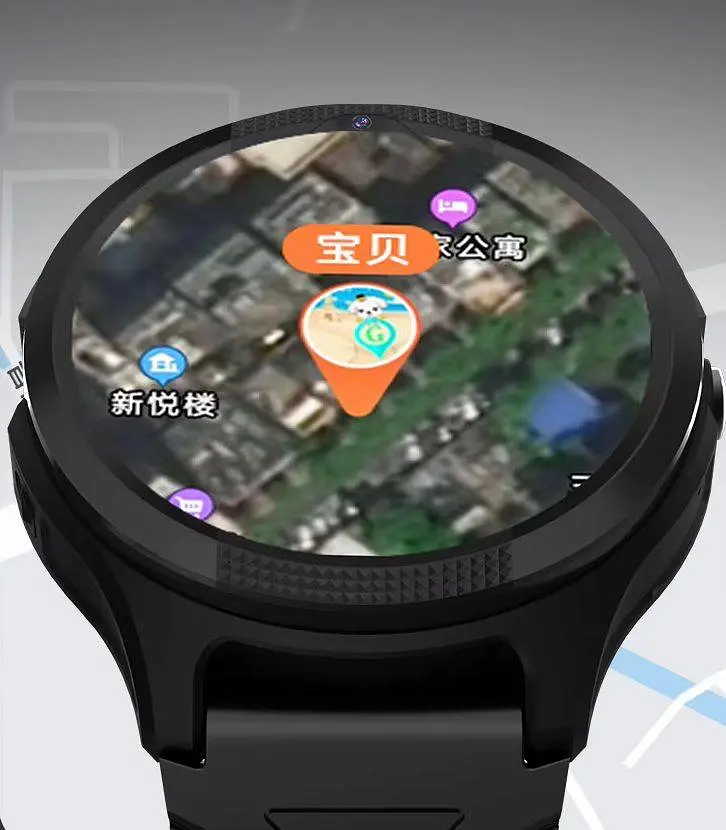 Дитячий круглий смарт годинник-телефон для дівчинки D-04 Pro з GPS трекером, 4G відеодзвінками, кнопкою SOS та прослуховуванням Рожевий - фото 7