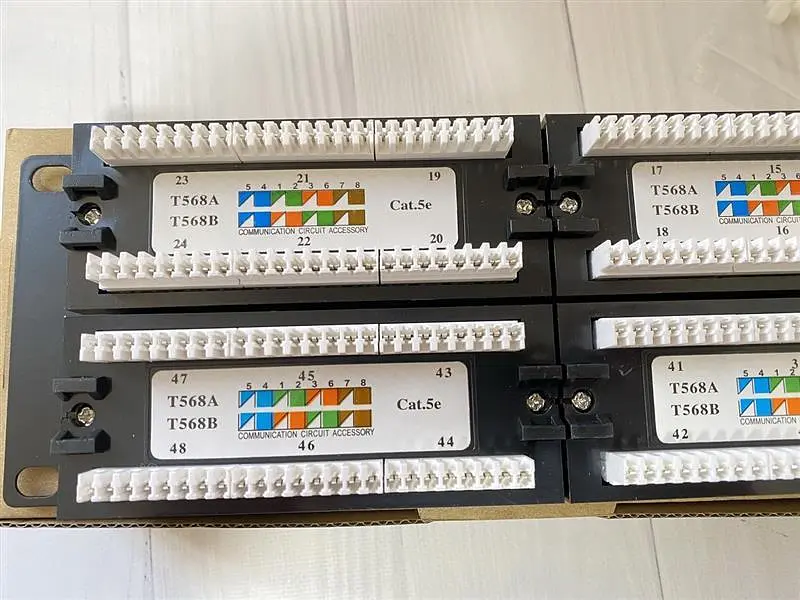 Патч-панель ATcom P5148 19" 48хRJ-45 UTP 2U cat.5е - фото 3