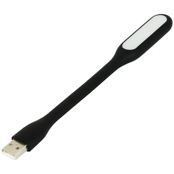 Powerbank для телефону повербанк чорний 10000mAh Awei P37K та USB ліхтарик для ноутбука 1.2W - фото 5