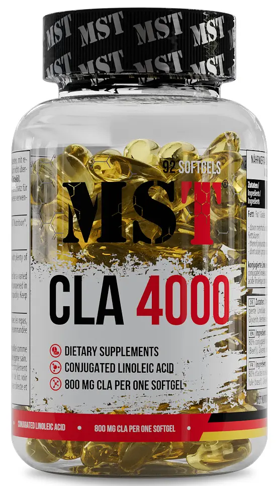 MST КЛА Кон’юговано Лінолева Кислота CLA 4000 - 92 софтгель MST Nutrition