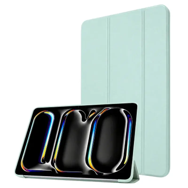 Чохол до планшета BeCover Tri Fold Soft TPU Silicone Apple iPad Pro 11" M5 2025 Light Green (715992) - фото 2
