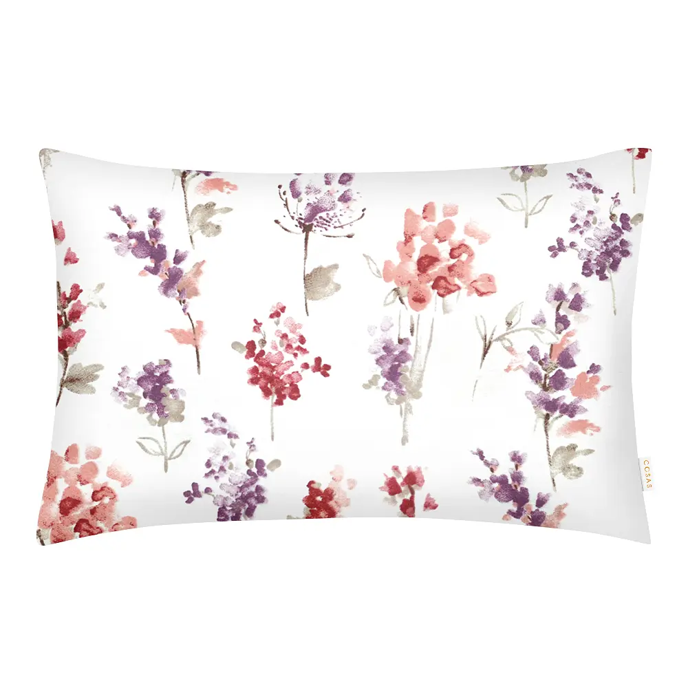 Комплект постільної білизни Cosas Watercolor flowers CS3 Євро фіолетовий (FlowersRedFio_El-Brick101_200) - фото 4