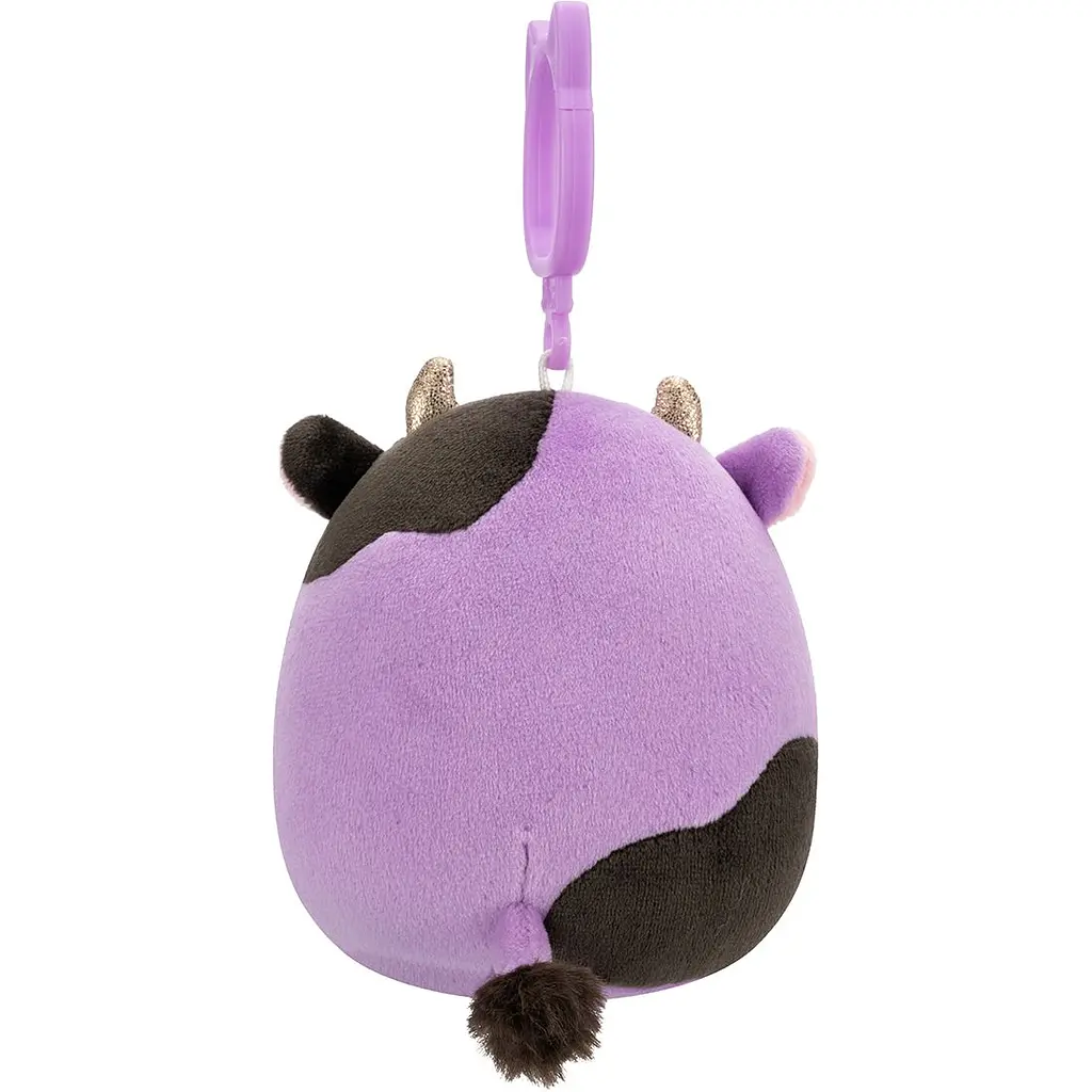 Мягкая игрушка на клипсе Squishmallows Коровка Олекси 9 см (SQCP00463) - фото 4