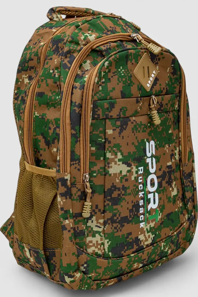 Рюкзак чоловічий AGER 30х17х45 см Різнокольоровий 244R6685 (110256_815179) - фото 2