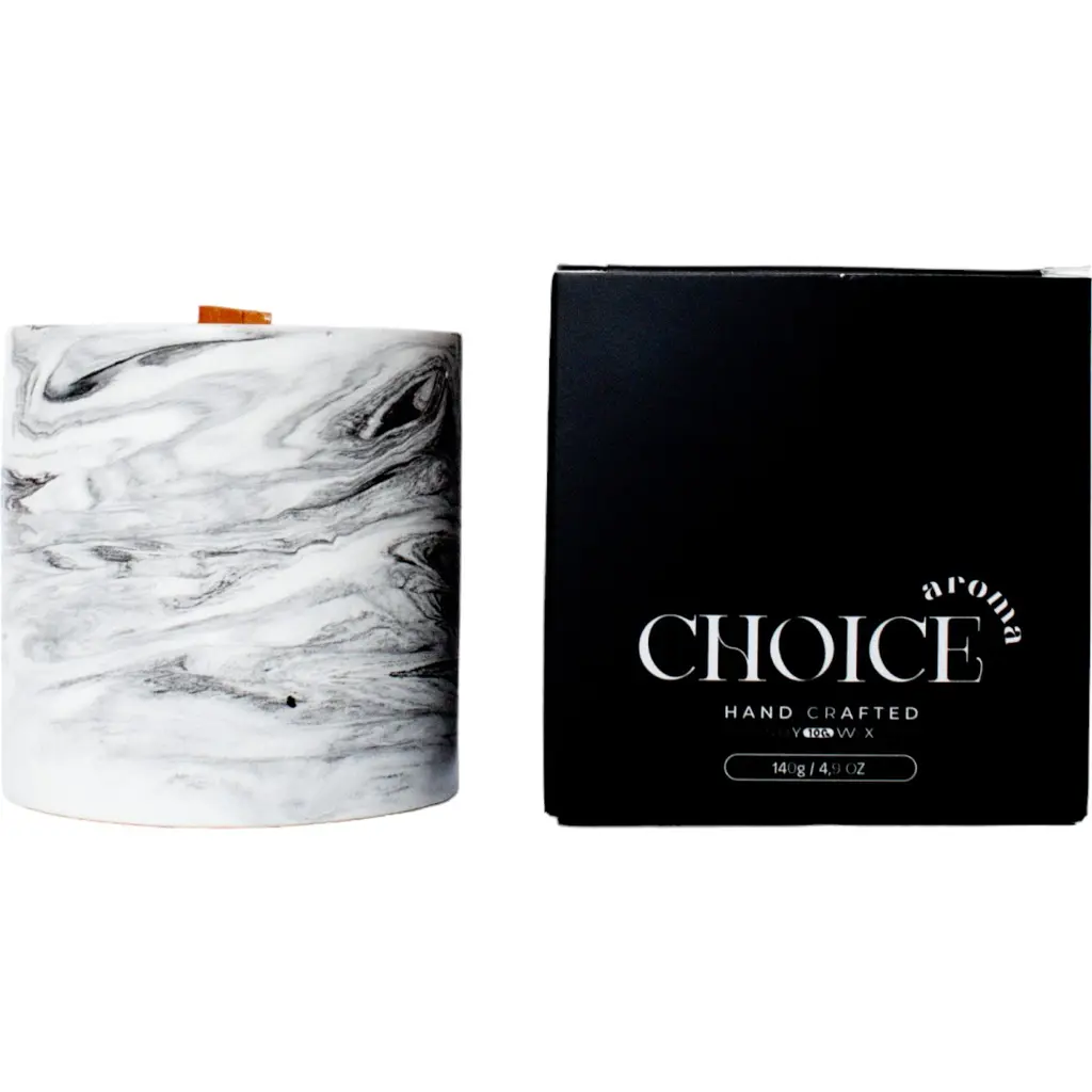 Парфумована свічка Choice Aroma Andromeda мармур 140 г - фото 1