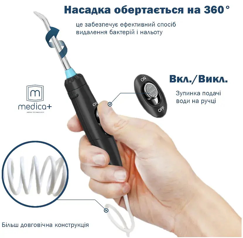 Ирригатор Medica+ ProWater Stantion 7.0 BL [79655] - фото 4