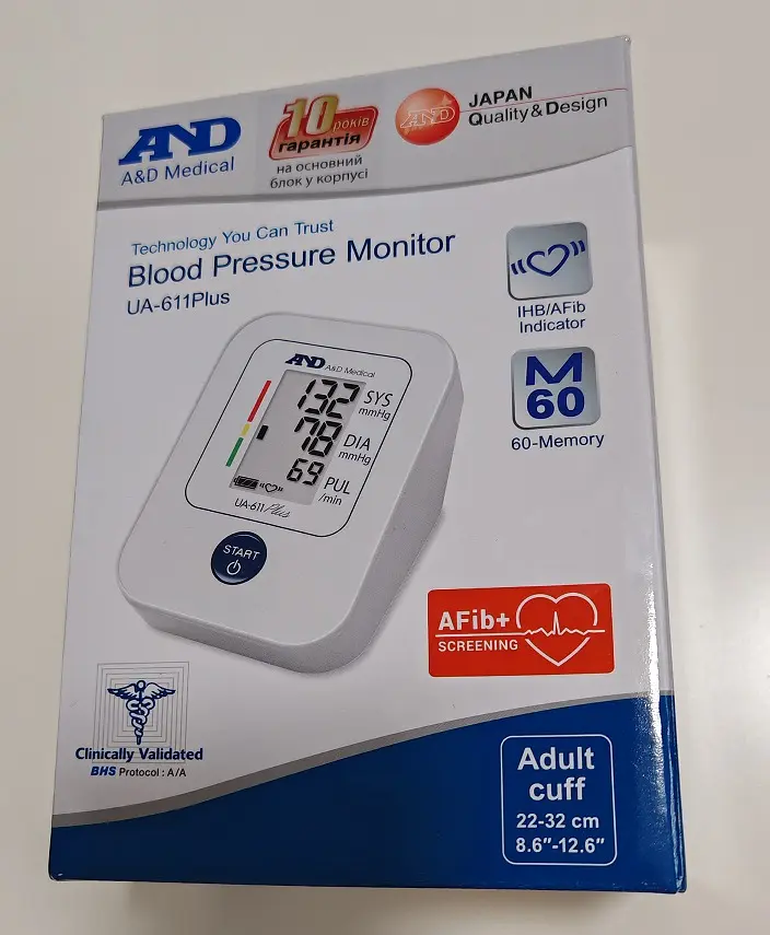 Тонометр AND UA-611 Plus Afib автоматический на плечо - фото 2