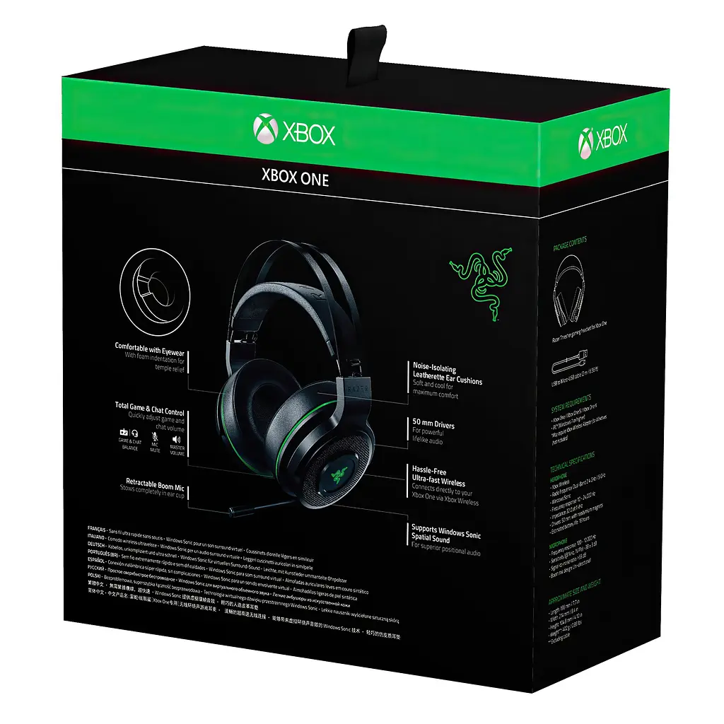 Ігрові навушники Razer Thresher for Xbox One (RZ04-02240100-R3M1) [69932] - фото 8