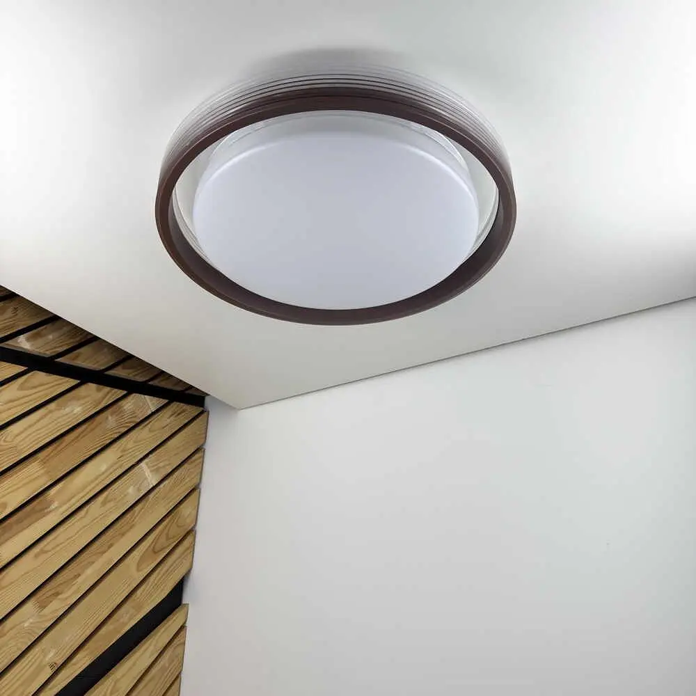 Світильник LED smart HELIX+пульт 60W 3000-6000K IP20 коричневий Violux ( 220265 ) - фото 3