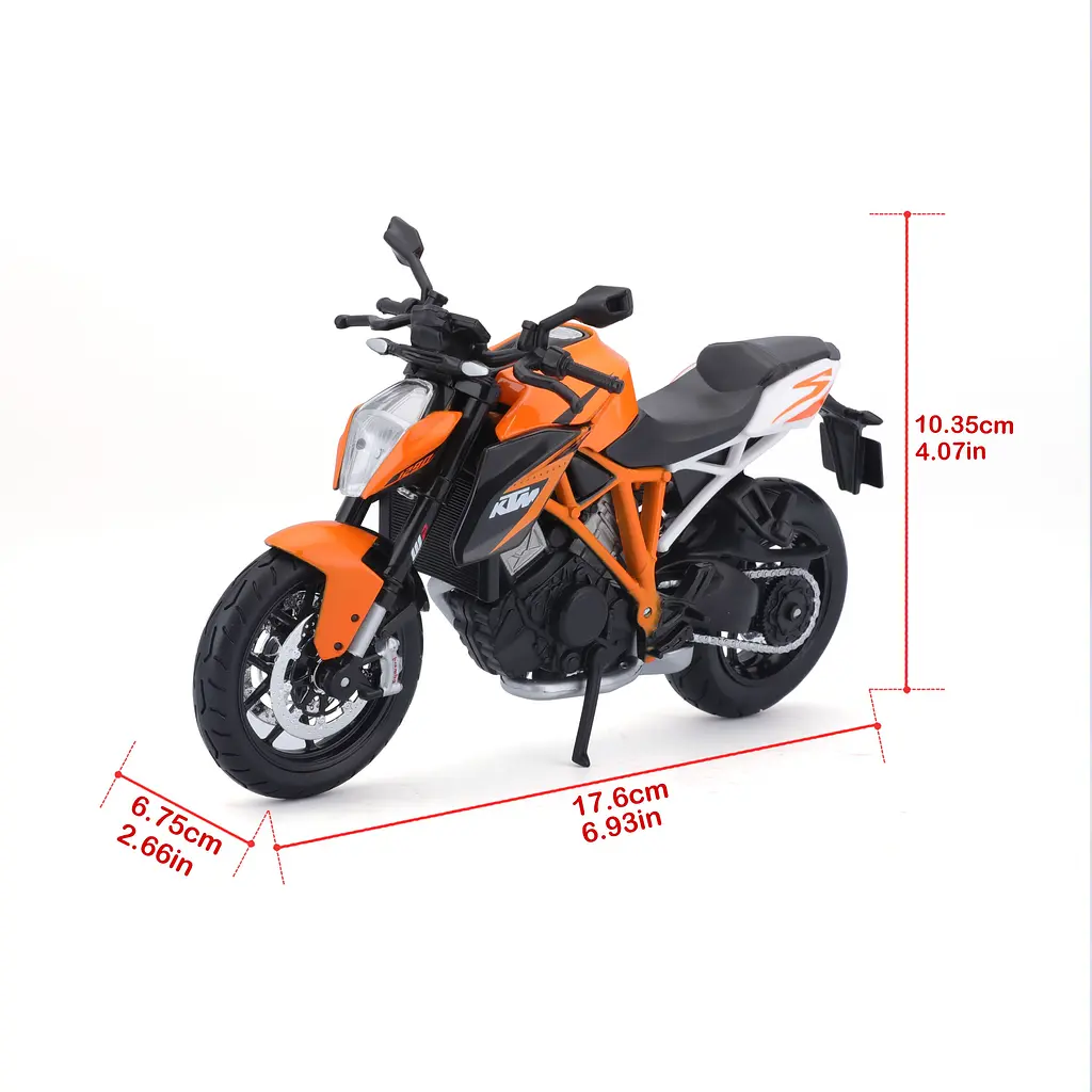 Мотоцикл іграшковий Maisto KTM Super Duke R 1290 в масштабі 1:12 (31101-13065) - фото 8