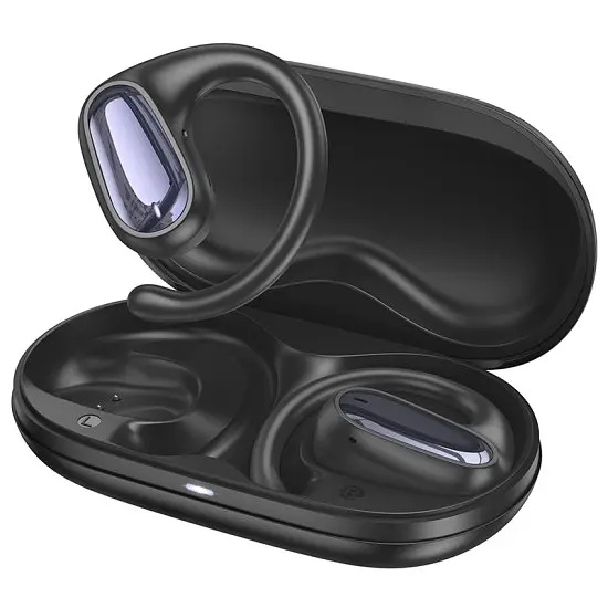 Беспроводные TWS наушники Hoco EA4 открытые, BT5.3, 60mAh, 500mAh, 6h black - фото 2
