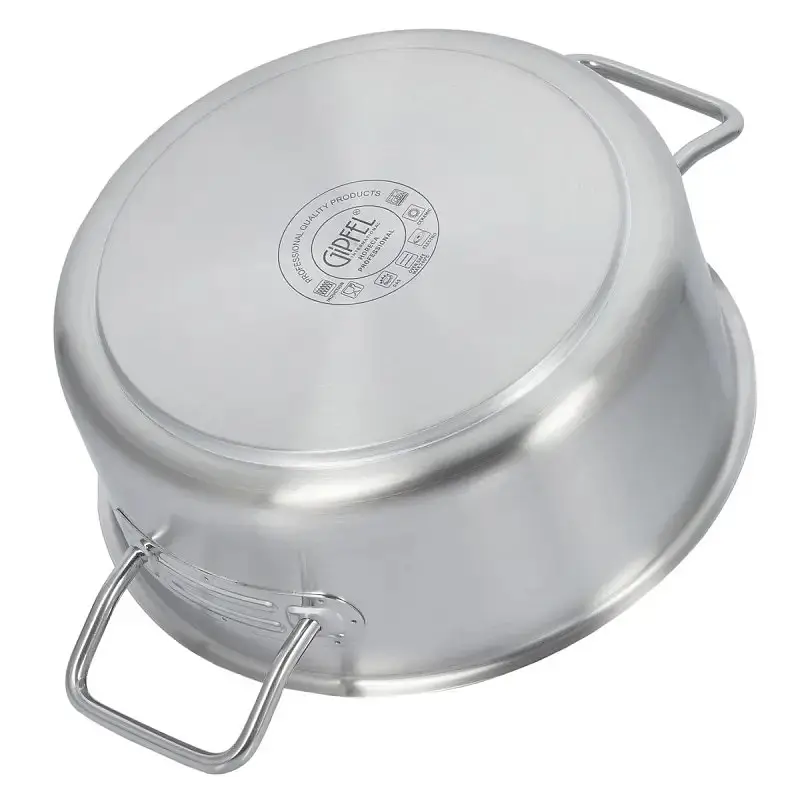 Каструля Gipfel Horeca Pro з індукційним дном 4 л 24х9.9 см (50717) - фото 4
