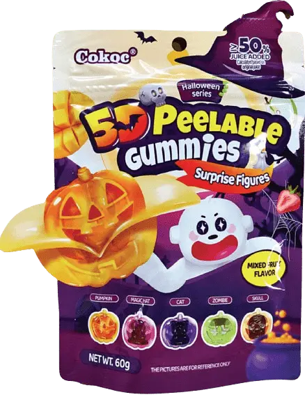 Желейні цукерки Cokoc Halloween 5D Peelable 60г