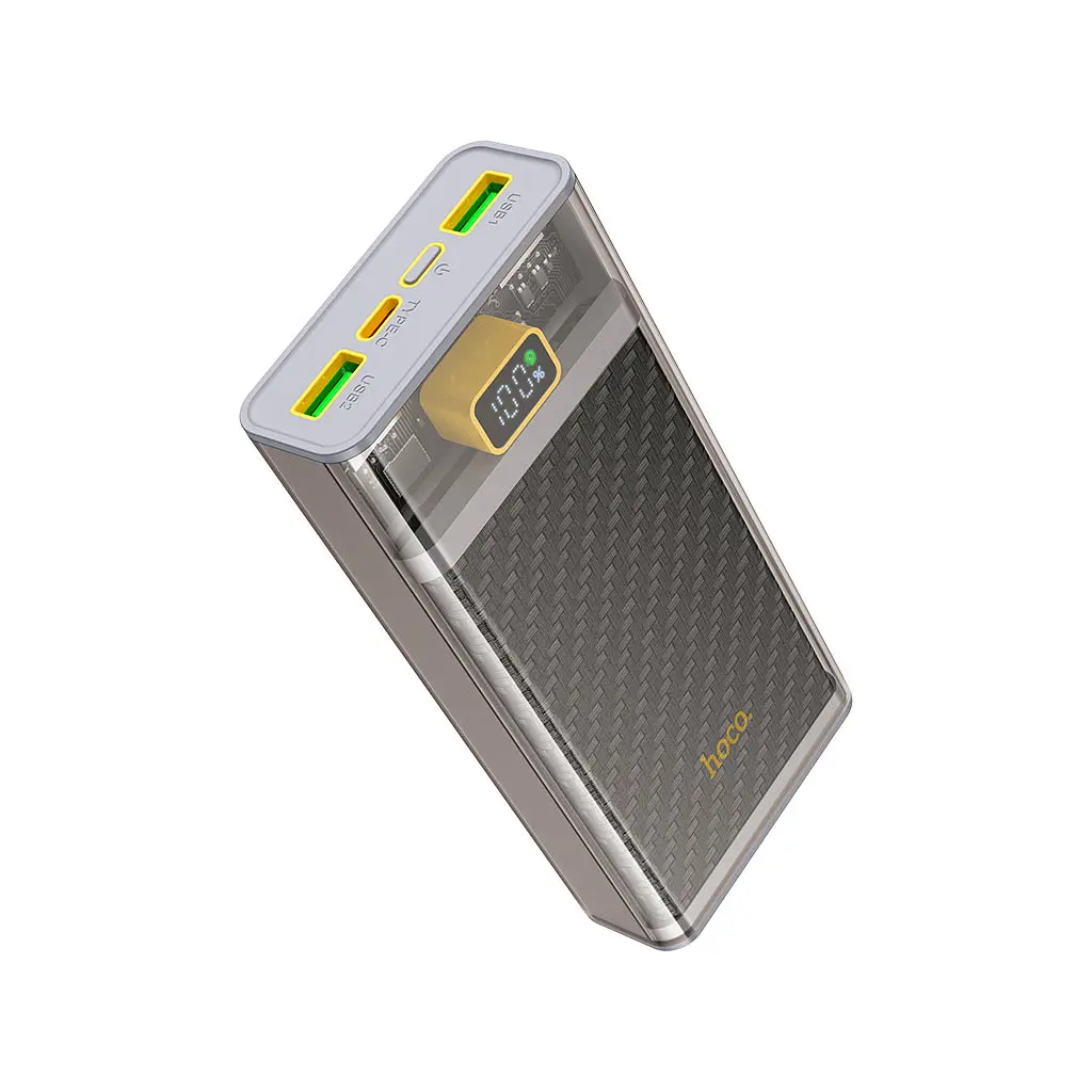 Батарея універсальна HOCO 20000mAh, 22.5W, Black (J103A / 45366) - фото 4