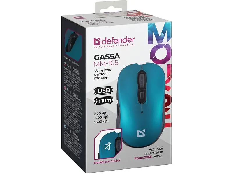 Мышь Defender Gassa MM-105 (52102) - фото 6