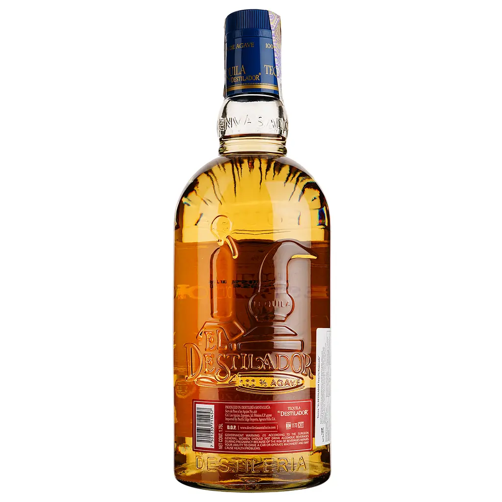 Текила Destileria Santa Lucia El Destilador Reposado 100% Agave, 40%, 1,75 л - фото 2