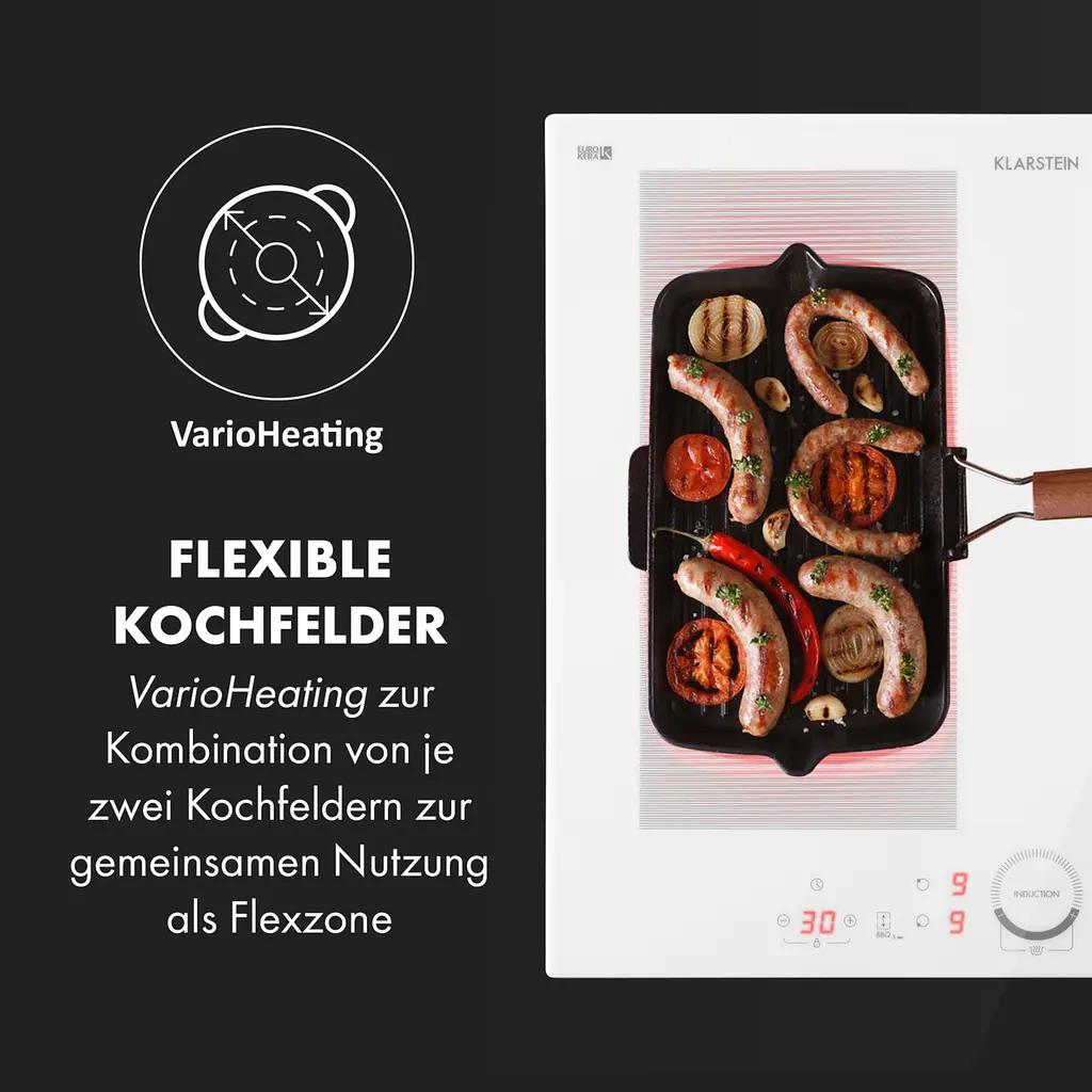 Индукционная варочная поверхность Klarstein Delicatessa 60 Hybrid (10035198) - фото 7