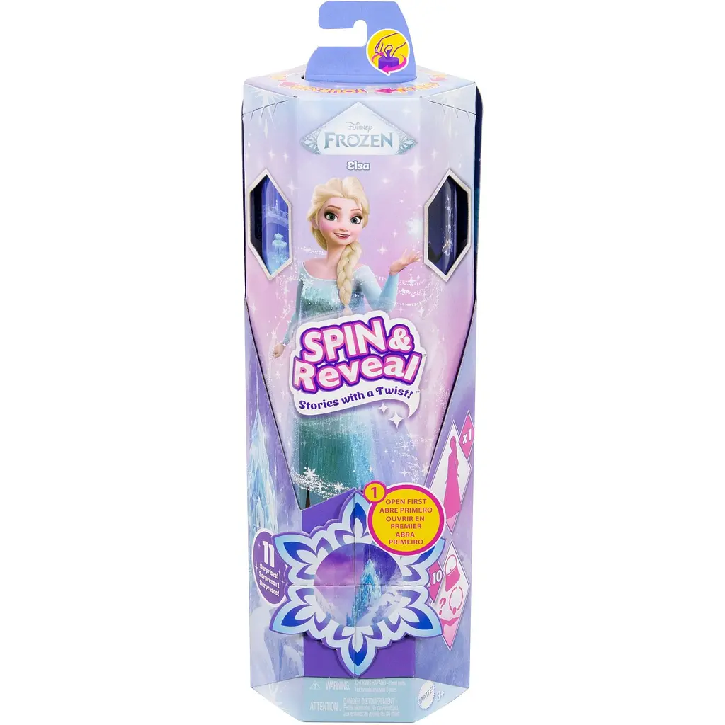 Набір-cюрприз з Ельзою Disney Frozen Зимова казка Крути та прояви з мультфільму Крижане серце (JBG59) - фото 8