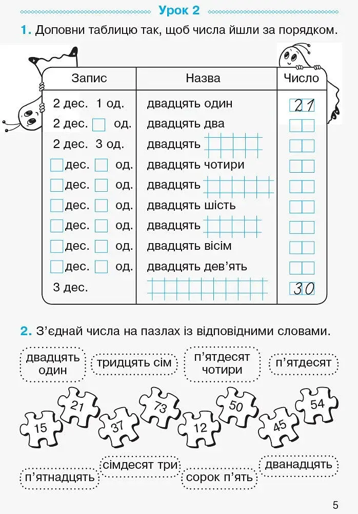 Математика. Робочий зошит для 2 класу. У 4-х частинах. Частина 1 - фото 4