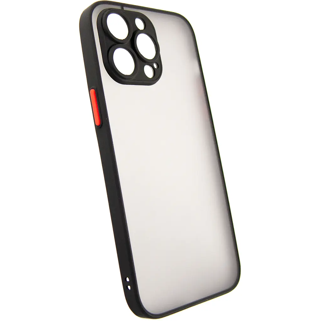 Чехол для мобильного телефона Dengos Matte iPhone 14 Pro Max (black) (DG-TPU-MATT-126) - фото 2