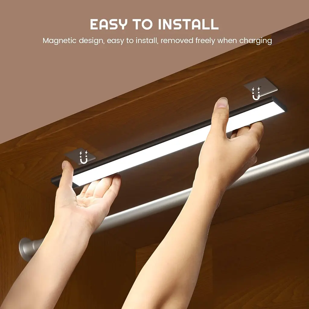 Світильник з датчиком руху Yeelight Motion Sensor Closet Light A40 400mm Black (YLBGD-0045) [156578] - фото 6