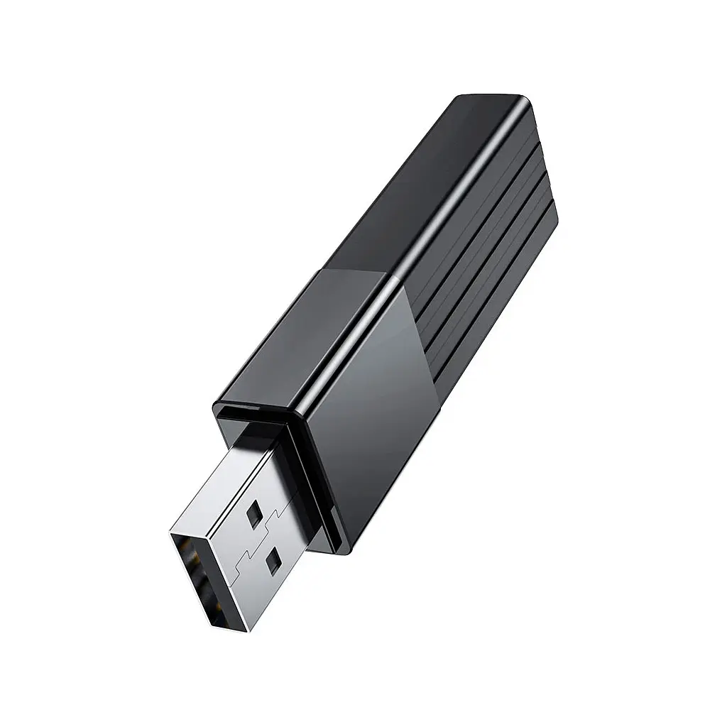 Зчитувач флеш-карт HOCO USB3.0 to microSD, microSDHC, microSDXC, SD, SDHC, SDXC, HB20 Black (6931474735218) - фото 3