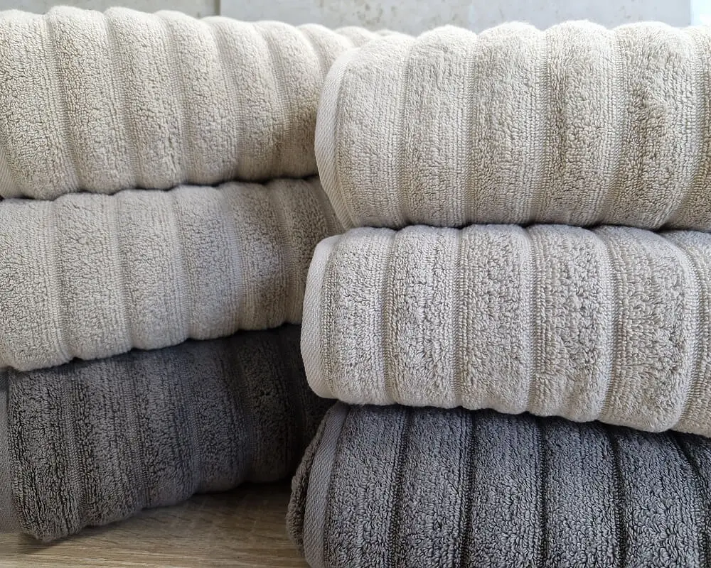 Набір турецьких махрових рушників Cestepe MicroCotton Premium 3 штуки 50x90 + 3 штуки 70х140 Ezgi 1 щільність 600 г/м2 - фото 6