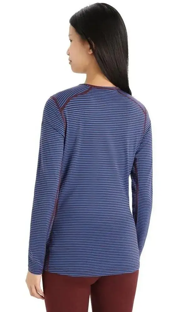 Термокофта Icebreaker 200 Oasis LS Crewe Wmn Blue XS (1052-104 375 660 XS) - фото 4