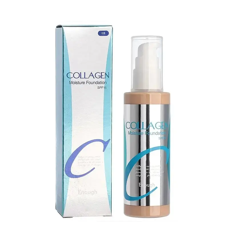 Тональний крем для обличчя Колаген Collagen Moisture Foundation SPF15 (21) Enough 100 мл - фото 2