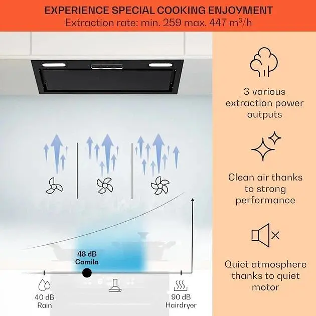 Вытяжка Klarstein Camila 397 м³/час (10041347) - фото 3