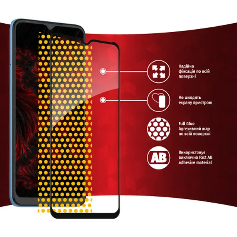 Скло захисне Intaleo Full Glue Tecno Pop 5 LTE (1283126535376) - фото 6