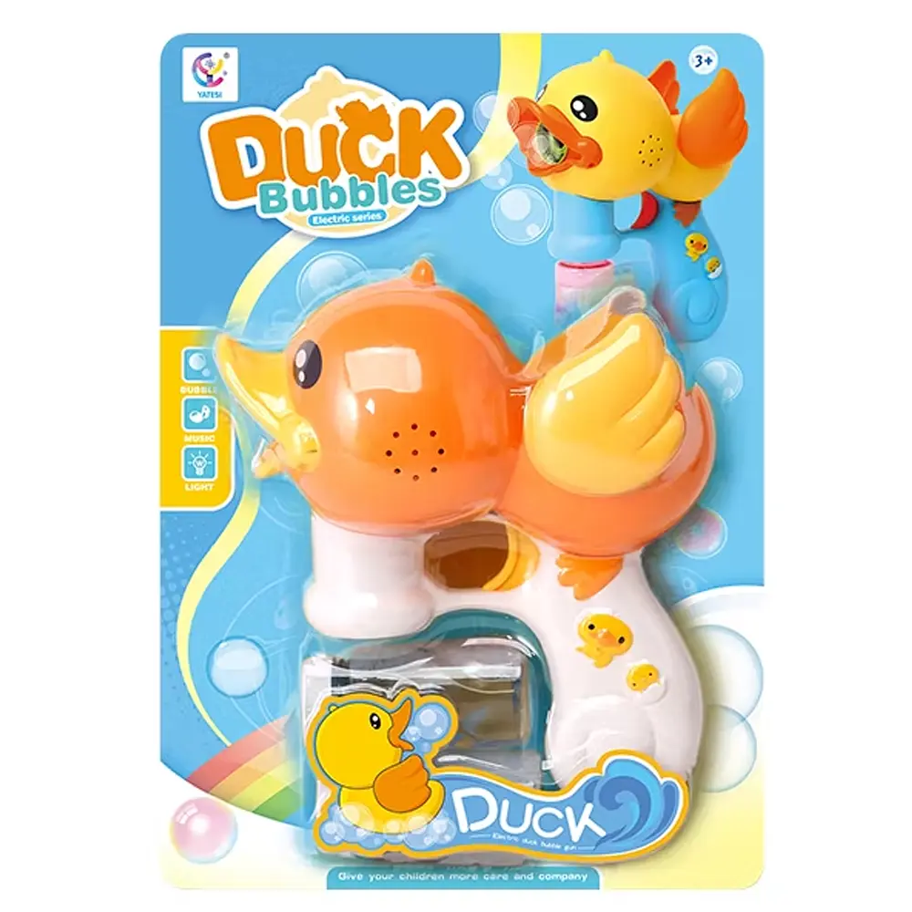 Пістолет з мильними бульбашками Каченя, 2 пляшечки з мильним розчином (В асортименті) - фото 2