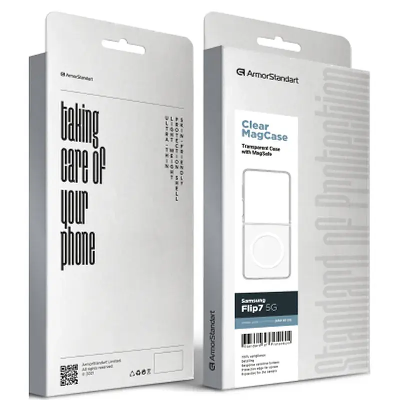 Чохол до мобільного телефона Armorstandart Clear MagCase Samsung Flip7 5G Transparent (ARM88135) - фото 5
