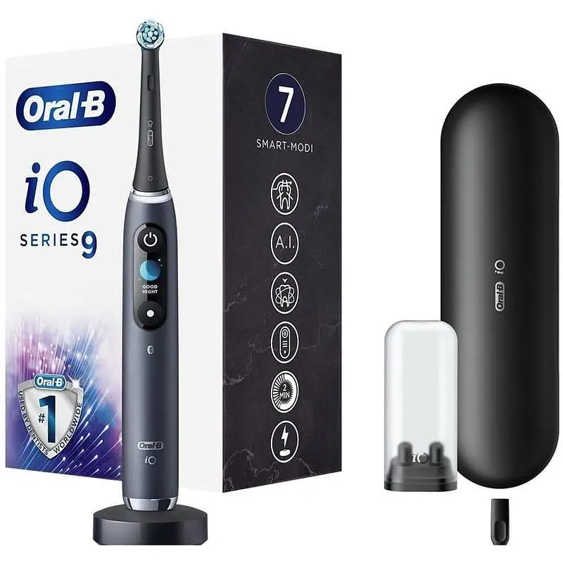 Електрична зубна щітка Oral-B iO Series Braun 9N IOM9.1B2.2AD Чорний Onyx