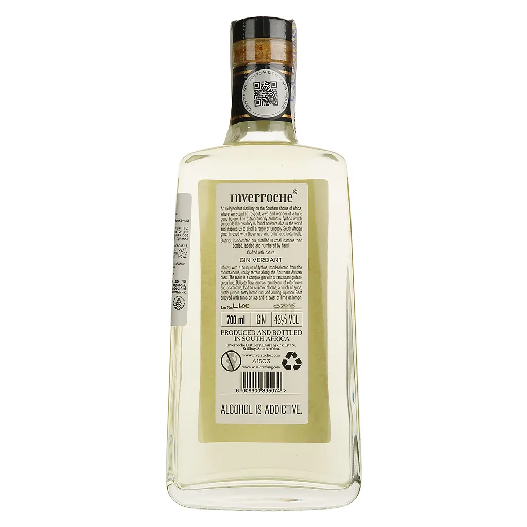 Джин Inverroche Verdant 43% 0.7 л - фото 3