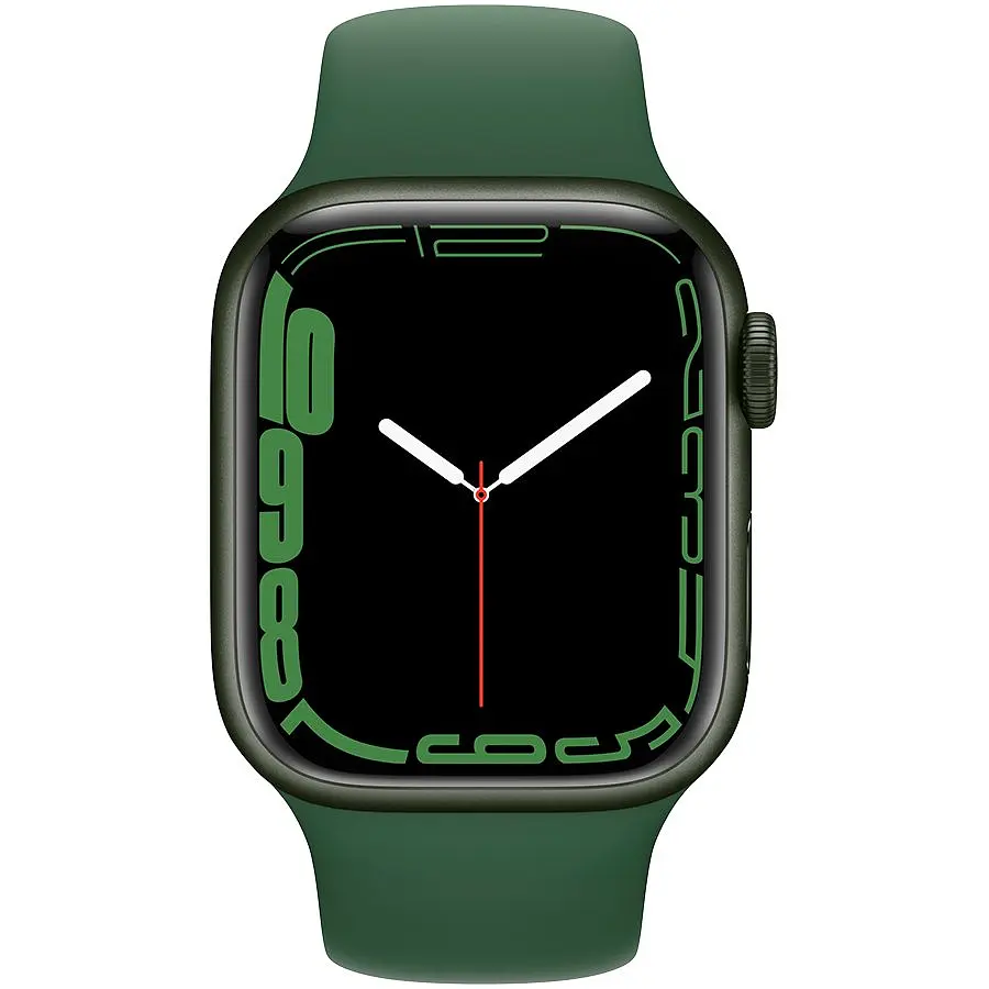 Смарт-годинник Apple Watch Series 7 GPS 41 mm Green Clover Sport Band (Grade Q) Seller Refurbished - фото 2