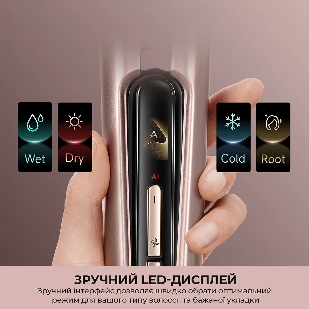 Фен-випрямляч Dreame Aero Straight Pro Rosy Purple (AMS02A-RP) - фото 9
