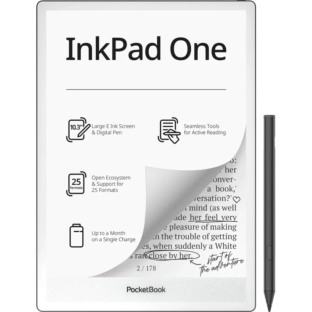 Електронна книга Pocketbook 1030 InkPad One Matte Black (PB1030-8-WW) - фото 2