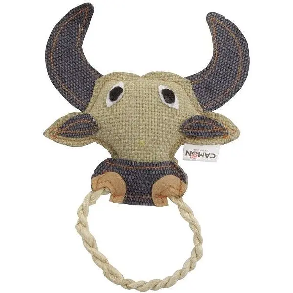 Іграшка для собак Camon Бик, текстиль, 16 см, в асортименті - фото 3