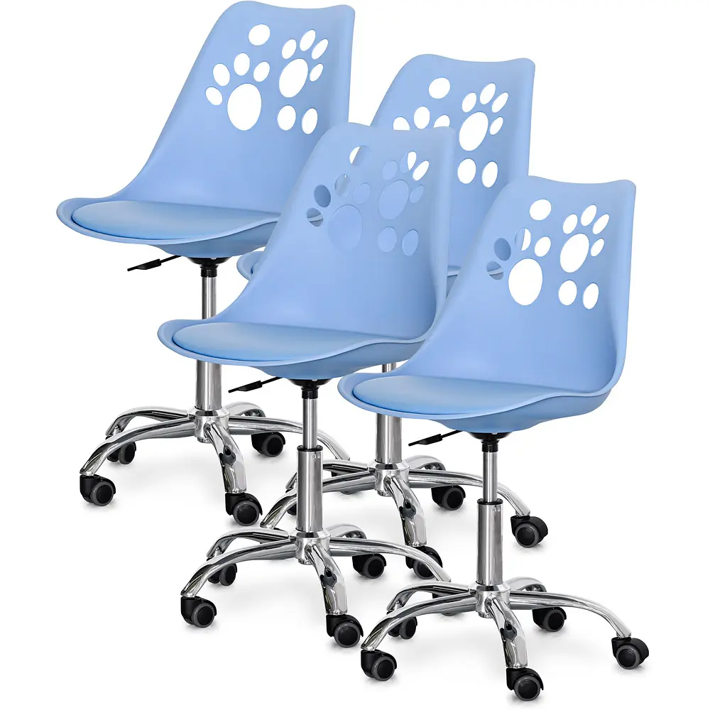Комплект (4шт) дитяче крісло Evo-Kids Indigo Blue (арт H-232 BL/BL-Х4)