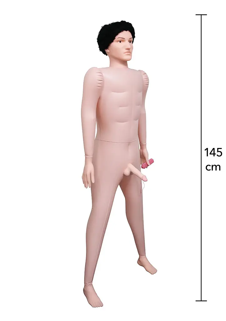 Секс-лялька Hidden Desire Big Boner Billie Inflatable Doll (тілесний) - фото 3