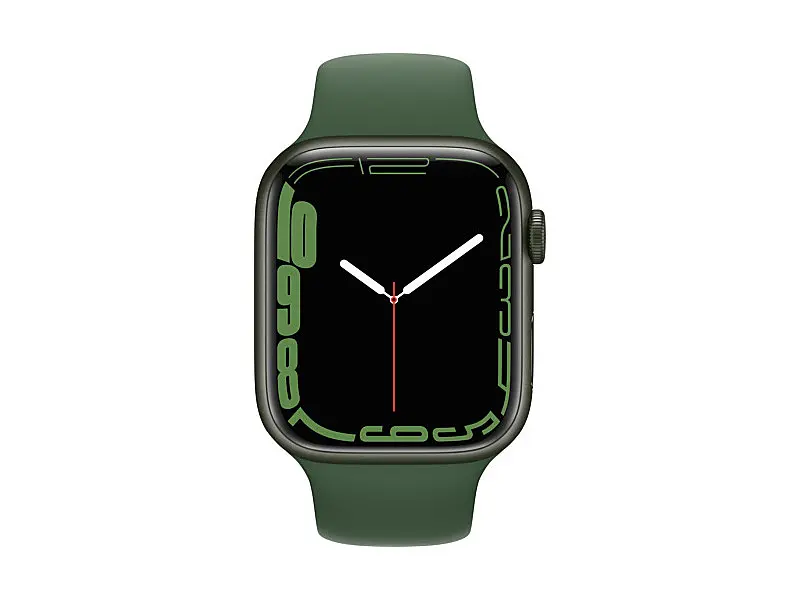 Смарт-часы Apple Watch Series 7 GPS 45mm Green Aluminum Case With Green Sport Band (MKN73) - фото 2