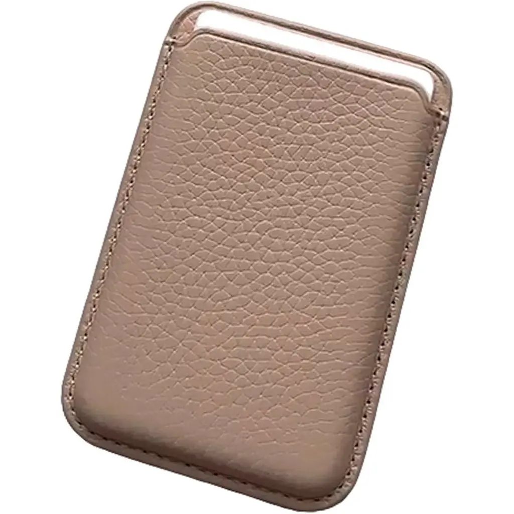 Гаманець iLera Apple NAPA Leather Wallet 1.0 with MagSafe Lady Beige (iLNPW10LB) [104103] - фото 2