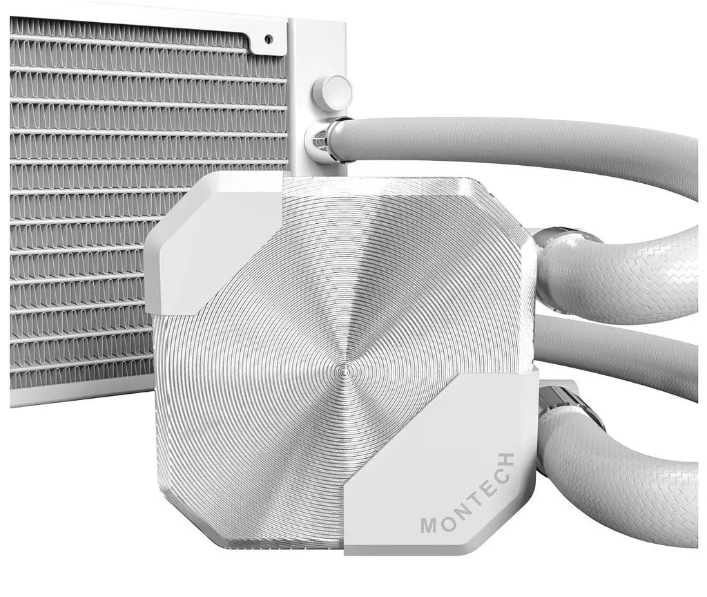 Система охлаждения для компьютерного процессора MULTI SOCKET WHITE HYPERFLOW SILENT240(W) MONTECH - фото 4