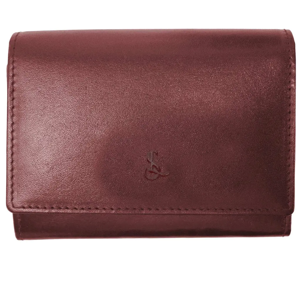 Гаманець жіночий шкіряний Semi Line RFID Dark Red (P8263-2) - фото 4