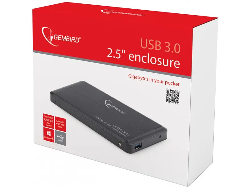 Зовнішня кишеня Gembird EE2-U3S-2 - фото 3