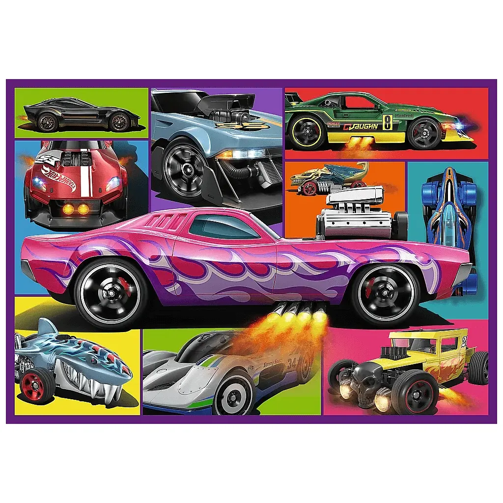 Пазл Trefl Hot Wheels Гоновчний автомобіль 4х 250 елементів (5900511133127) - фото 4