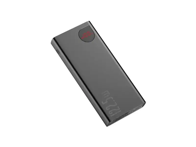 Зовнішній акумулятор (Power Bank) BASEUS Adaman Metal 20000 mAh 22,5 W Black (PPADM205) - фото 2
