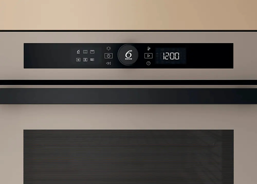 Whirlpool Духовий шафа електричний, 73л, A+, дисплей, конвекція, телескопічні напрямні, бежевий - фото 4